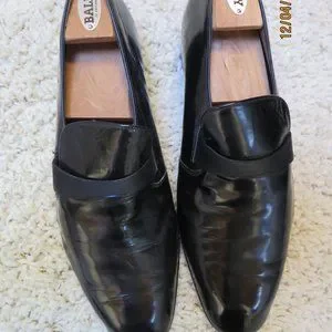 Bally Black Tuxedo Men s Shoes 101 2 M Shoe Trees Covers